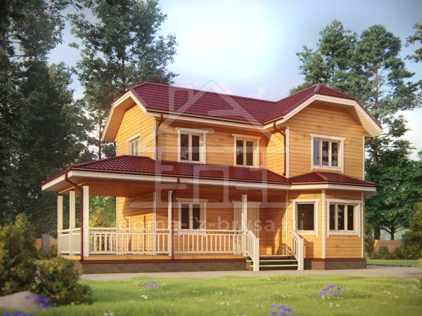 Дом из бруса 12х7